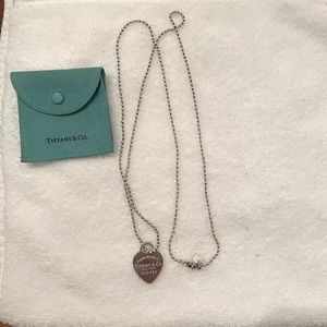 Tiffany & Co. Return to Tiffany Heart Tag and Beaded Chain